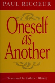 Oneself as another by Paul Ricœur