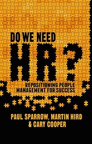 Cover of: Do We Need HR?: Repositioning People Management for Success