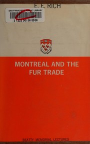 Cover of: Montreal and the fur trade