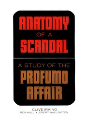 Cover of: Anatomy of a Scandal: A Study of the Profumo Affair