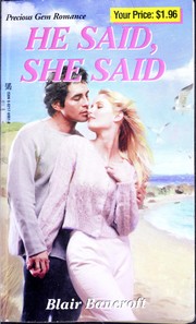 Cover of: He Said, She Said