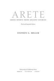 Cover of: Arete: Greek sports from ancient sources