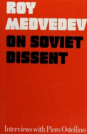 Cover of: On Soviet Dissent Interviews with Piero Ostellino