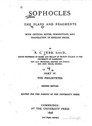 Cover of: Plays and fragments: with critical notes, commentary, and translation in English prose