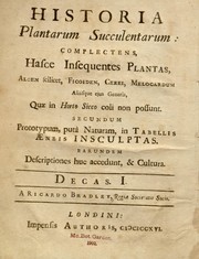 Cover of: The history of succulent plants: ...=: Historia plantarum succulentarum ...