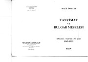 Cover of: Tanzimat ve Bulgar meselesi