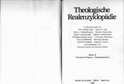 Cover of: Theologische Realenzyklopa die