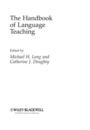 Cover of: The handbook of language teaching