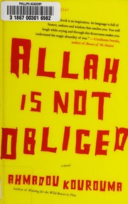 Cover of: Allah is not obliged