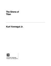 Cover of: The sirens of Titan. by Kurt Vonnegut, Kurt Vonnegut