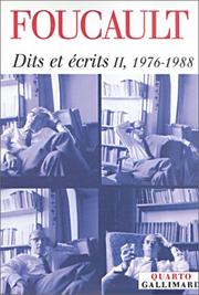 Cover of: Dits et Ecrits, tome 2 : 1976 - 1988