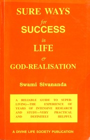 Cover of: Sure Ways for Success in Life and God-Realisation