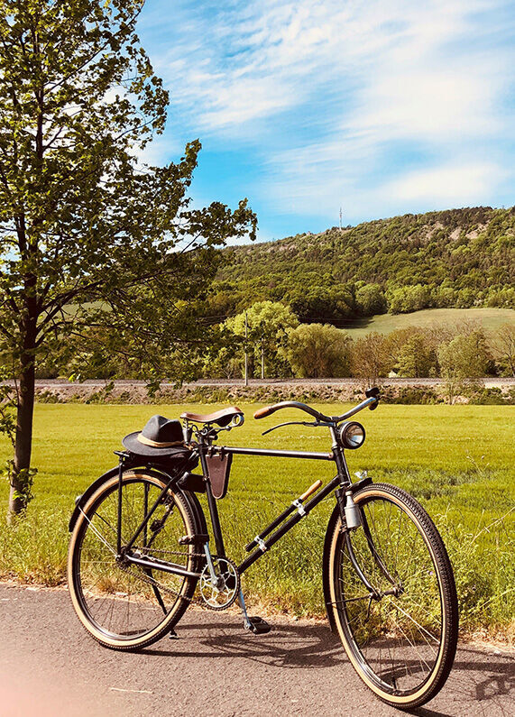 Fahrrad am Hörselberg