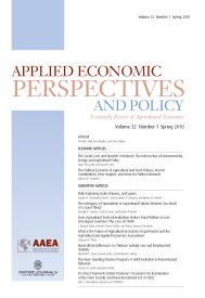 Applied Economic Perspectives and Policy