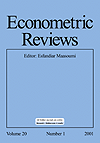 Econometric Reviews