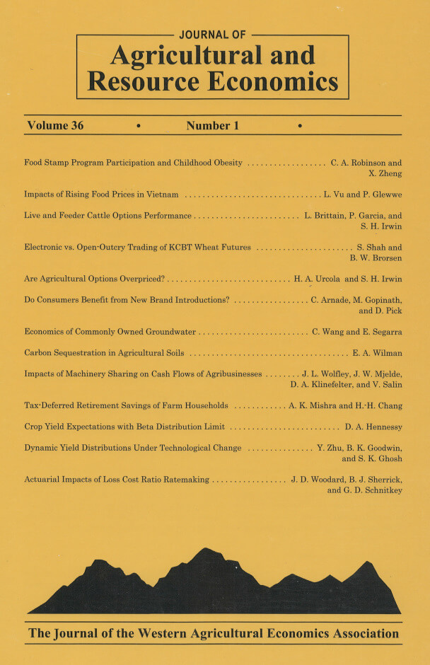 Journal of Agricultural and Resource Economics