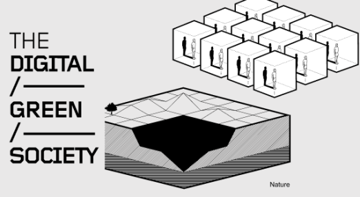 The Digital/Green/Society conference illustration