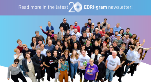 Foto di gruppo del GA. Read more in the latest EDRigram newsletter!