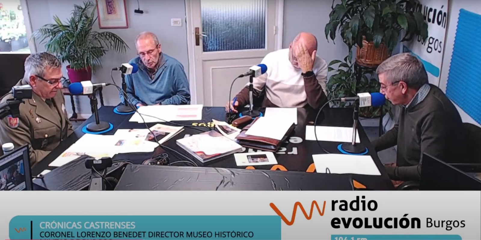 Momento de la emisión del programa 