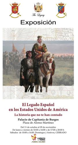 Exposición `El legado español en los Estados Unidos de América. La historia que no te han contado´, en Burgos