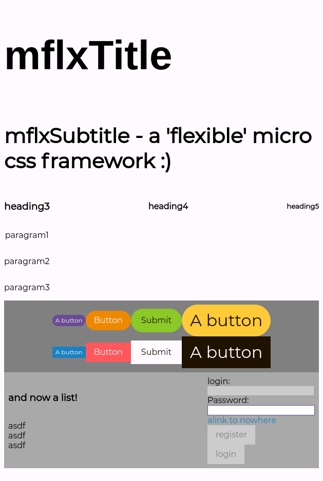 framework test