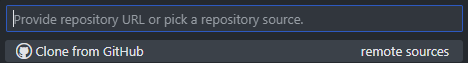 VSCode Clone Repository URL