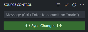 VSCode Sync Changes