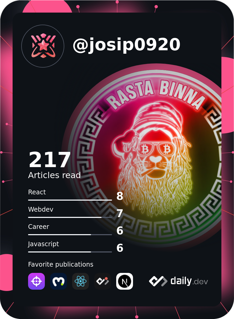 Josip Neretljak's Dev Card