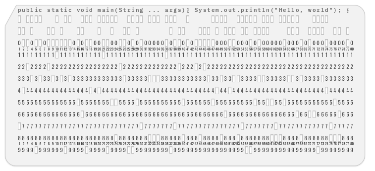 Punched card