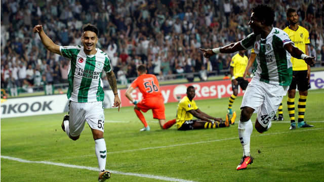 Konyaspor Avrupa'da siftah yaptı