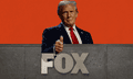 Trump and a Fox logo.