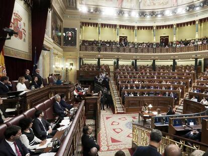 Sesión constitutiva de la XIII Legislatura del Congreso de los Diputados.