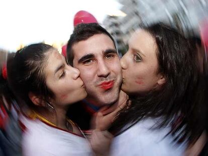 Besos por camisetas