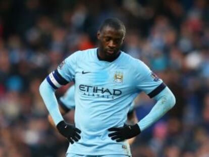 Yaya Touré, jugador musulmán del Manchester City.