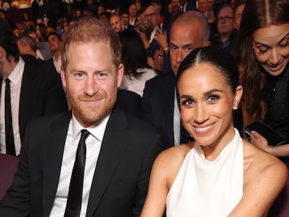 El príncipe Enrique y Meghan Markle, durante los premios ESPY en Hollywood.