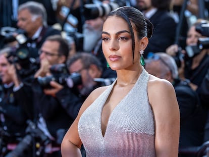 Georgina Rodríguez, en la 75ª edición del Festival de Cannes, este miércoles.