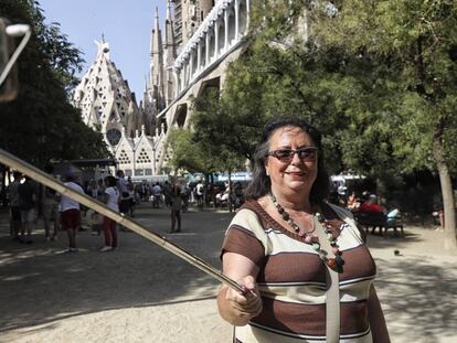 Paquita V&aacute;zquez &eacute;s guia tur&iacute;stica a Barcelona.