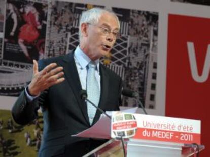 El presidente de la UE, Herman Van Rompuy.