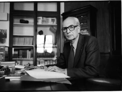 Claude Lévi-Strauss, el 10 de mayo de 1979 en París.