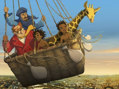 Fotograma de la película de animación 'Zarafa'.