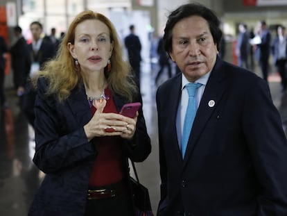 Eliane Karp y Alejandro Toledo, en una foto de archivo.