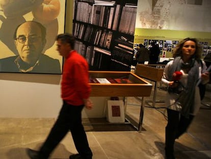 Exposición sobre Vicent Andrés Estellés en el Centre del Carme de València, en una imagen de archivo.