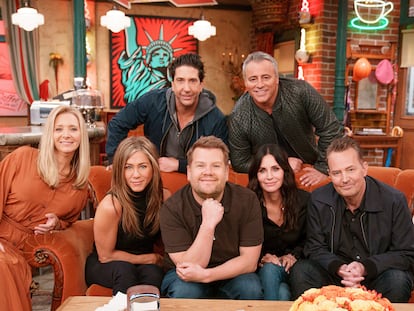 Los protagonistas de  ‘Friends’en un encuentro el pasado abril.