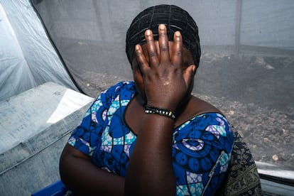 Retrato de Anifa en una sala de Médicos Sin Fronteras, en Goma (República Democrática del Congo) en octubre.