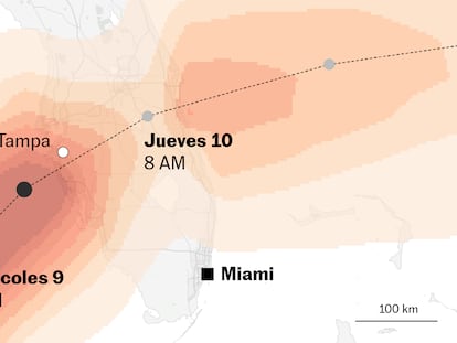 Mapas de la trayectoria del huracán ‘Milton’: dónde y cuándo puede causar daños