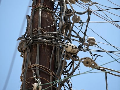 Imagen de archivo de uno de los palos eléctricos.