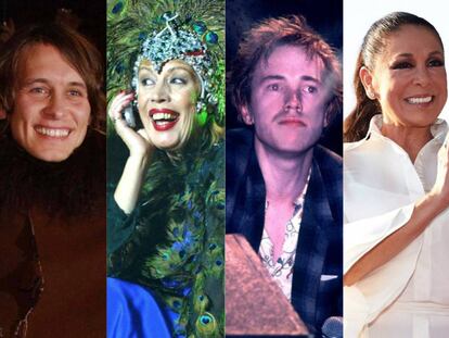 Mark Owen, María Jiménez, Jonnhy Rotten e Isabel Pantoja: cuatro artistas, del pop al punk pasando por el folclore, unidos a los 'reality shows'.