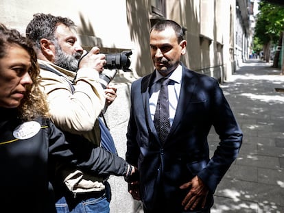 Alberto González Amador, en el Tribunal Superior de Justicia en mayo de 2024.