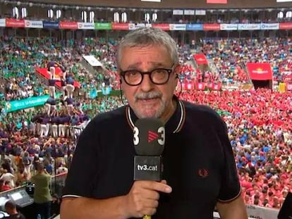 Agustí Forné, periodista de TV3 especializado en 'castellers', fallecido este miércoles.