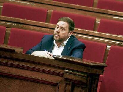 El vicepresident de la Generalitat, Oriol Junqueras.